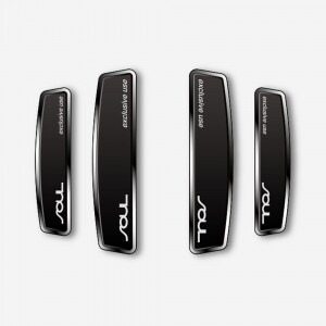 블랙 쉴드 엠블럼 도어가드 쏘울