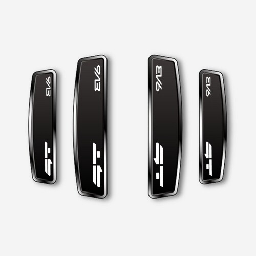 닥쏘오토,블랙 쉴드 엠블럼 도어가드 EV6 GT(A타입)