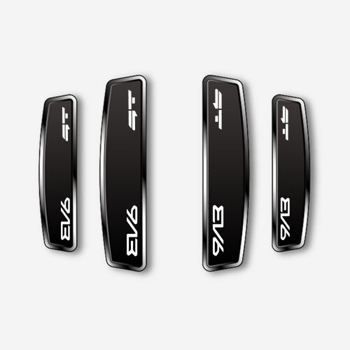 닥쏘오토,블랙 쉴드 엠블럼 도어가드 EV6 GT(B타입)
