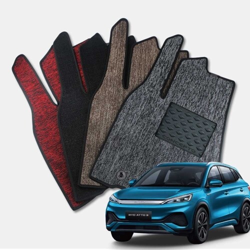 닥쏘오토,컨셉토 프리미엄 뉴코일 트랩매트 BYD 아토3 1열2열 세트 (2025.1~)