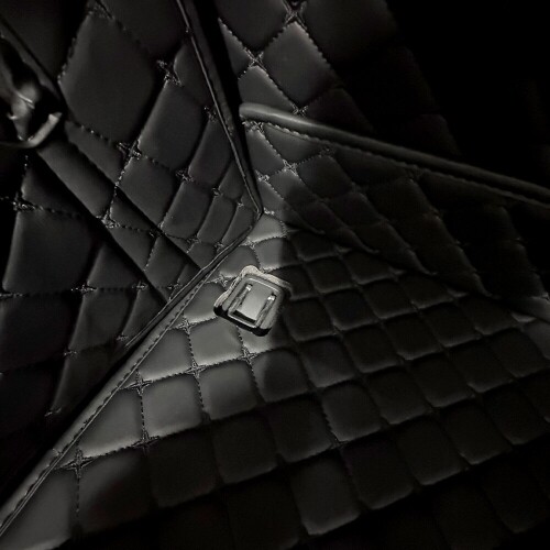 닥쏘오토,컨셉토 3D 가죽 퀼팅 (구)아이오닉 전기차 전용(더뉴포함, 스피커-유) 풀커버 사이드 트렁크매트 세트 (17~22년)