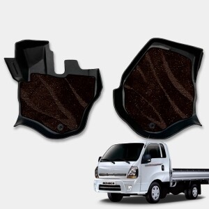 닥쏘오토 프리미엄 TPE 3D 카매트+카페트매트 SET 봉고3 전용 1열 운전석+조수석 세트