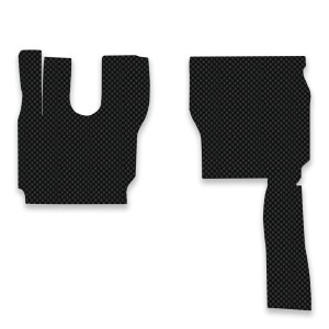 볼보 FM/FMX 전용 3D 엠보싱 차세대 고무매트 운전석+조수석 세트