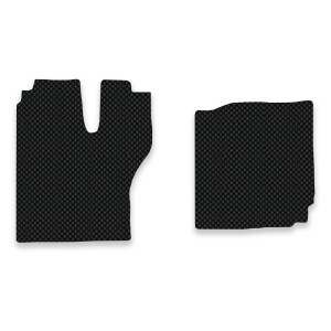 트라고 전용 3D 엠보싱 차세대 고무매트 1열 운전석+조수석 세트