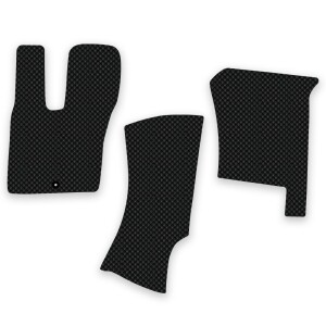 프리마 14톤 16.5톤 공용 전용 3D 엠보싱 차세대 고무매트 1열 운전석+조수석 (3p)